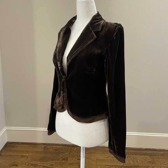 The Limited velvet brown jacket - Picture 4 of 9